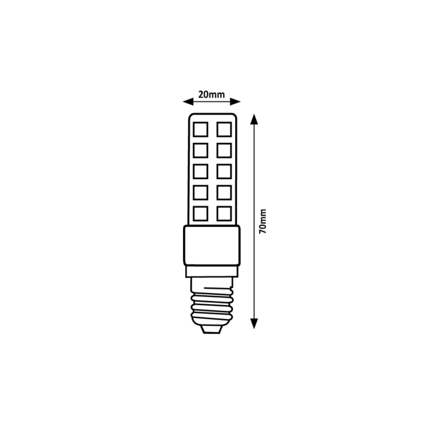 Rabalux - LED glödlampa T20 E14/6W/230V 3000K