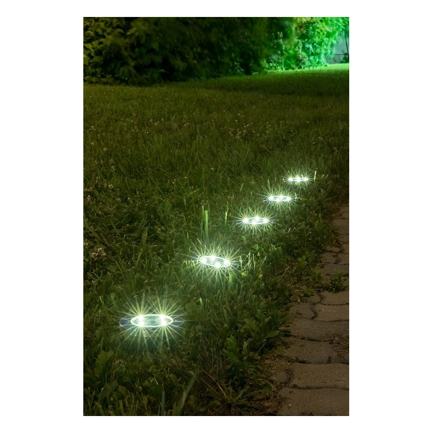Rabalux - LED Utomhusbelysning med solcell och sensor LED/0,24W/1xAA 400 mAh svart IP44