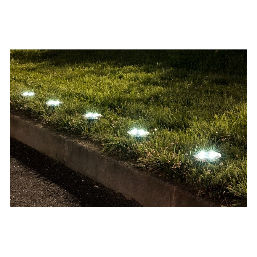 Rabalux - LED Utomhusbelysning med solcell och sensor LED/0,24W/1xAA 400 mAh svart IP44