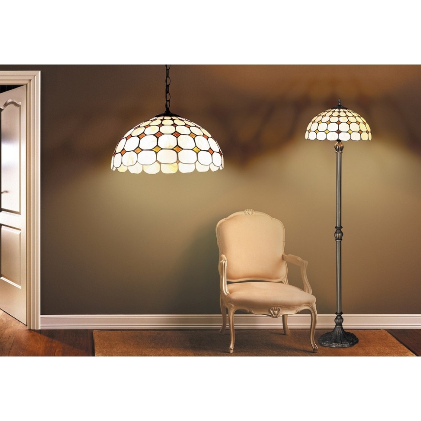 Rabalux 8078 - Golvlampa MARVEL 2xE27/60W/230V