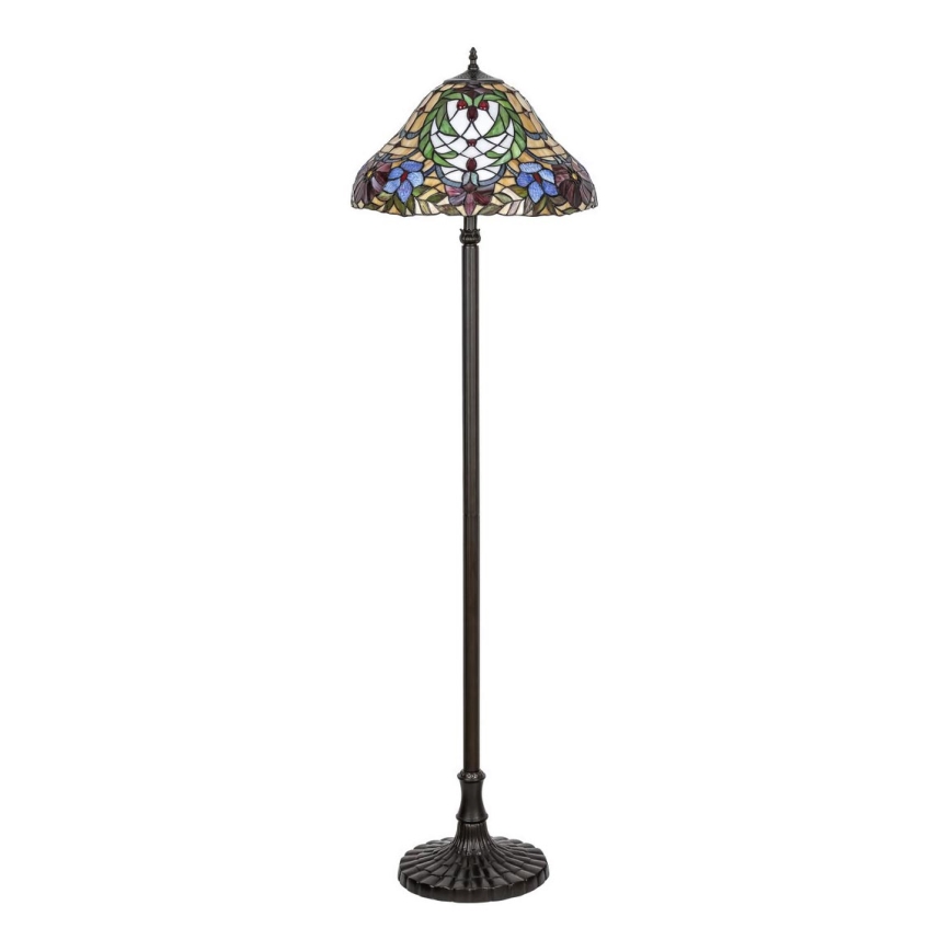 Rabalux 8088 - TIFFANY Golvlampa MIRELLA 2xE27/60W/230V