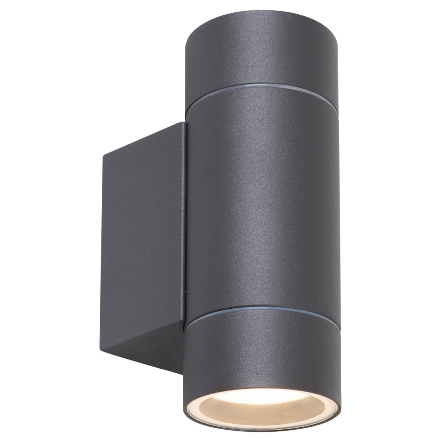 Rabalux 8119 - Utomhus Väggbelysning PHOENIX 2xGU10/10W/230V IP54 grå