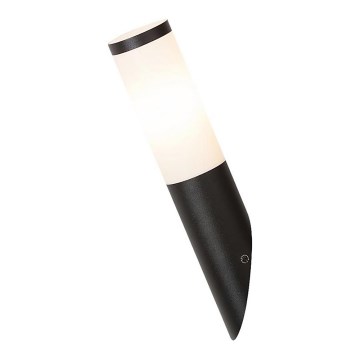 Rabalux 8145 - Utomhus Väggbelysning Svart Fackla 1xE27/25W/230V IP44