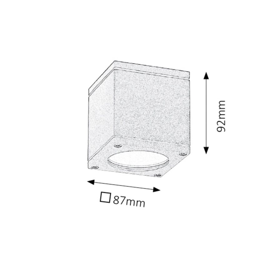 Rabalux 8149 - Utomhus Takbelysning AKRON 1xGU10/35W/230V IP54