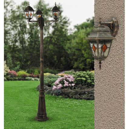 Rabalux - Utomhuslampa 3xE27/60W/230V