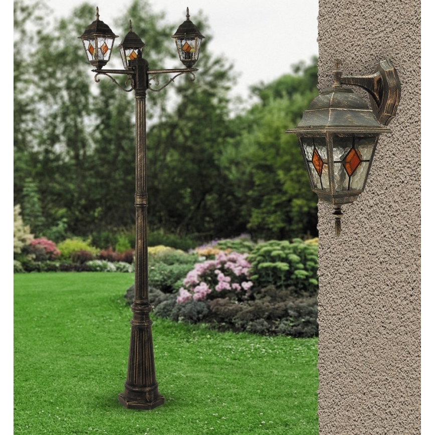 Rabalux - Utomhuslampa 3xE27/60W/230V