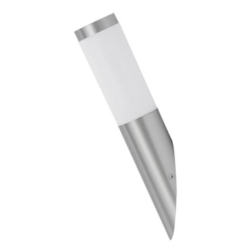 Rabalux 8261 - Utomhus Väggbelysning INOX Fackla 1xE27/25W