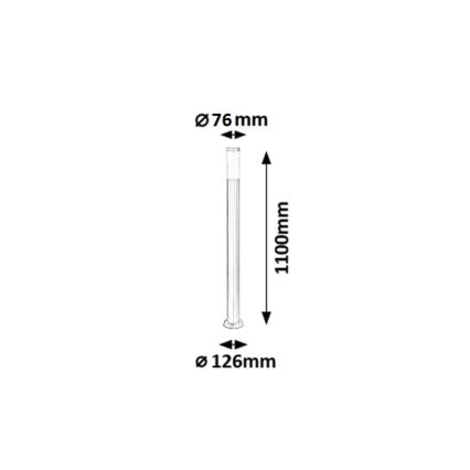 Rabalux - Utomhuslampa 1xE27/25W IP44 110 cm