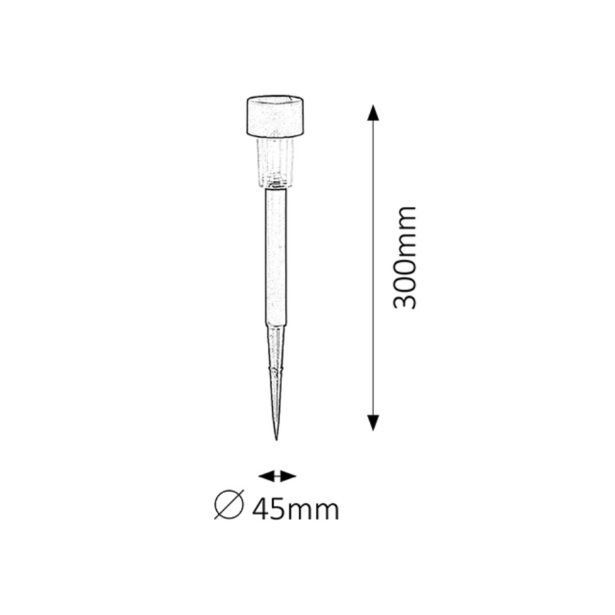 Rabalux 8365 - Sollampa LED/0,1W/1,2V