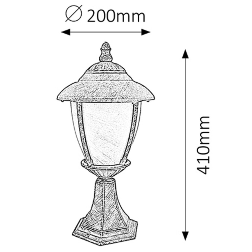 Rabalux 8478 - Utomhuslampa MADRID 1xE27/60W/230V