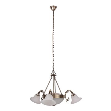 Rabalux 8553 - Ljuskrona med kedja ORCHIDEA 3xE14/40W+2xE27/60W