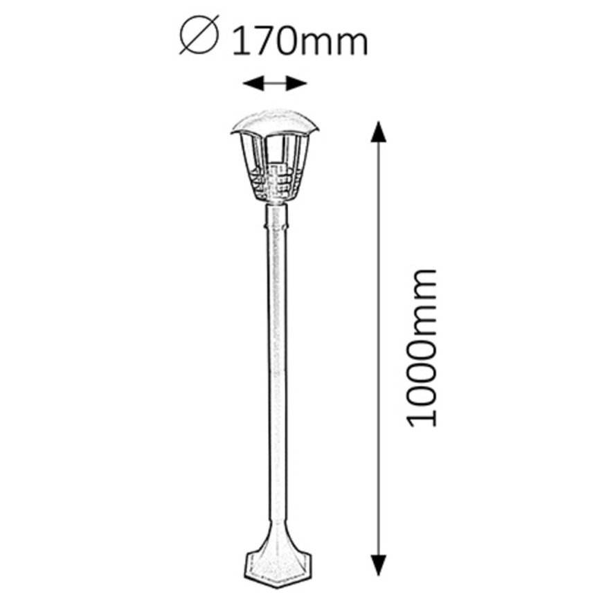 Rabalux 8568 - Utomhuslampa MARSEILLE 1xE27/60W/230V