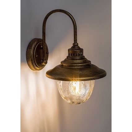 Rabalux 8677 - Utomhus Väggbelysning BARCELONA 1xE27/60W/230V