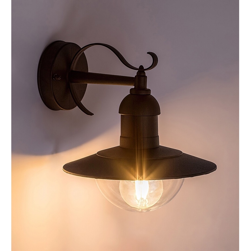 Rabalux 8680 - Utomhus Väggbelysning OSLO 1xE27/60W/230V