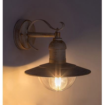 Rabalux 8681 - Utomhus Väggbelysning OSLO 1xE27/60W/230V IP44