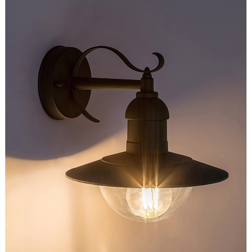 Rabalux 8682 - Utomhus Väggbelysning OSLO 1xE27/60W/230V