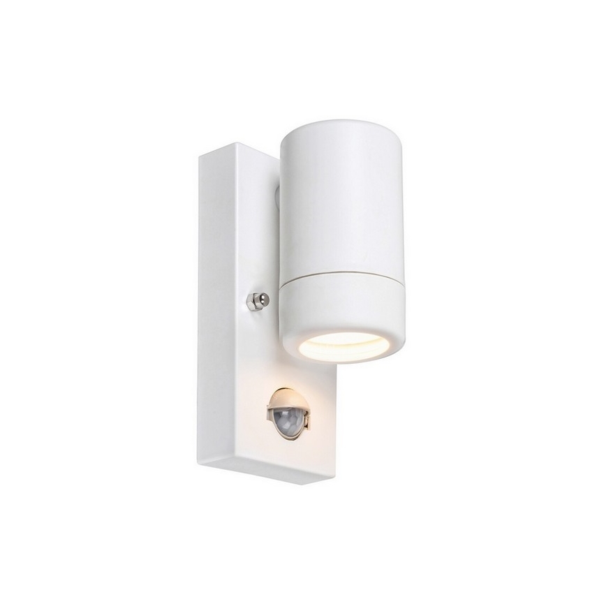 Rabalux 8838 - Utomhus Väggbelysning med sensor MEDINA 1xGU10/10W/230V