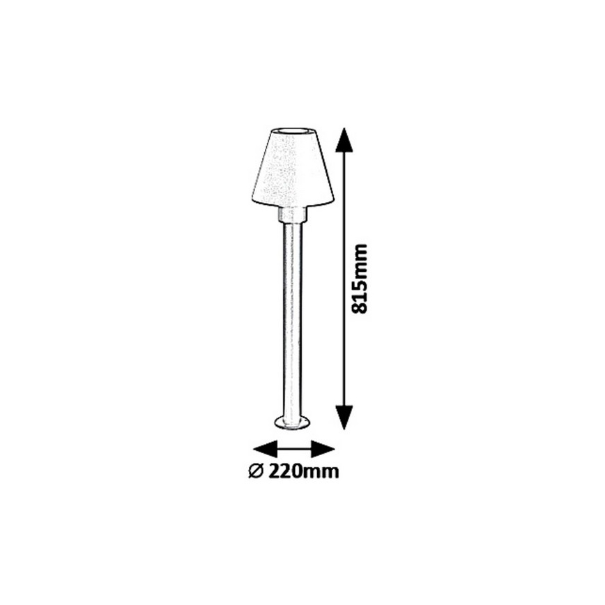 Rabalux 8845 - Utomhuslampa FAVARA 1xE27/14W/230V IP44