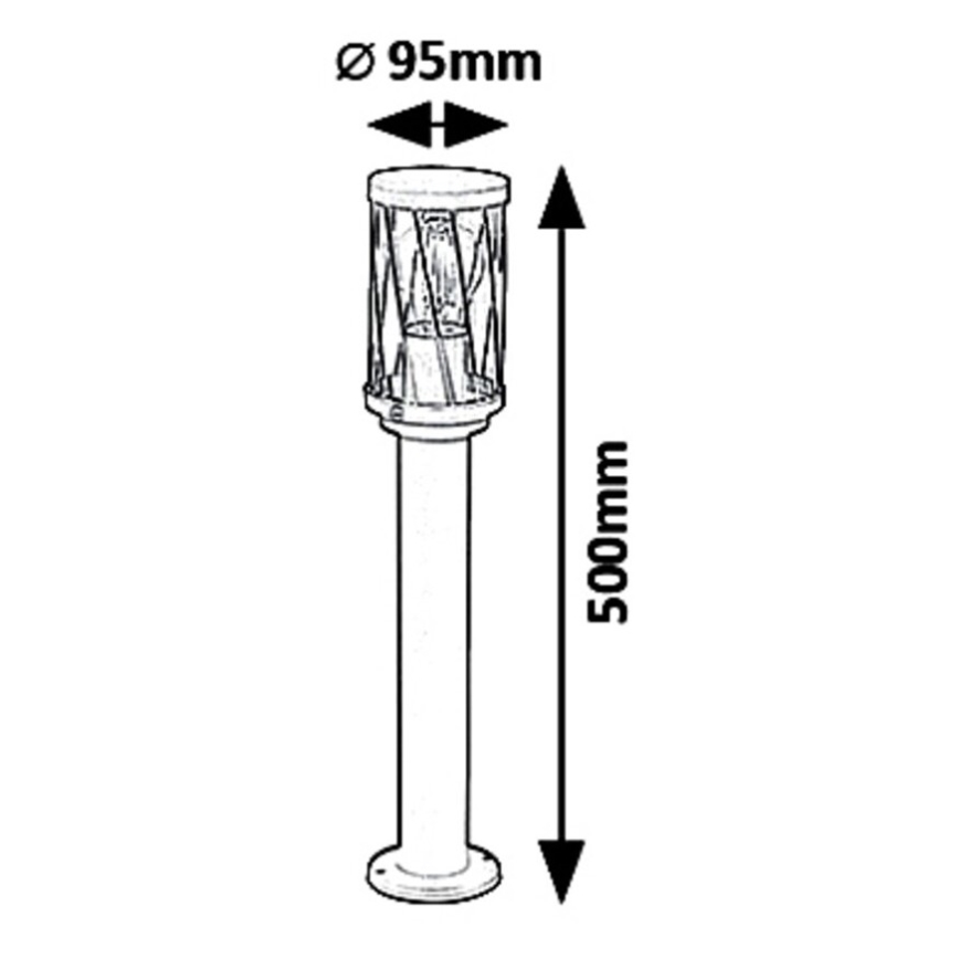 Rabalux 8889 - Utomhuslampa BUDAPEST 1xE27/40W/230V IP44