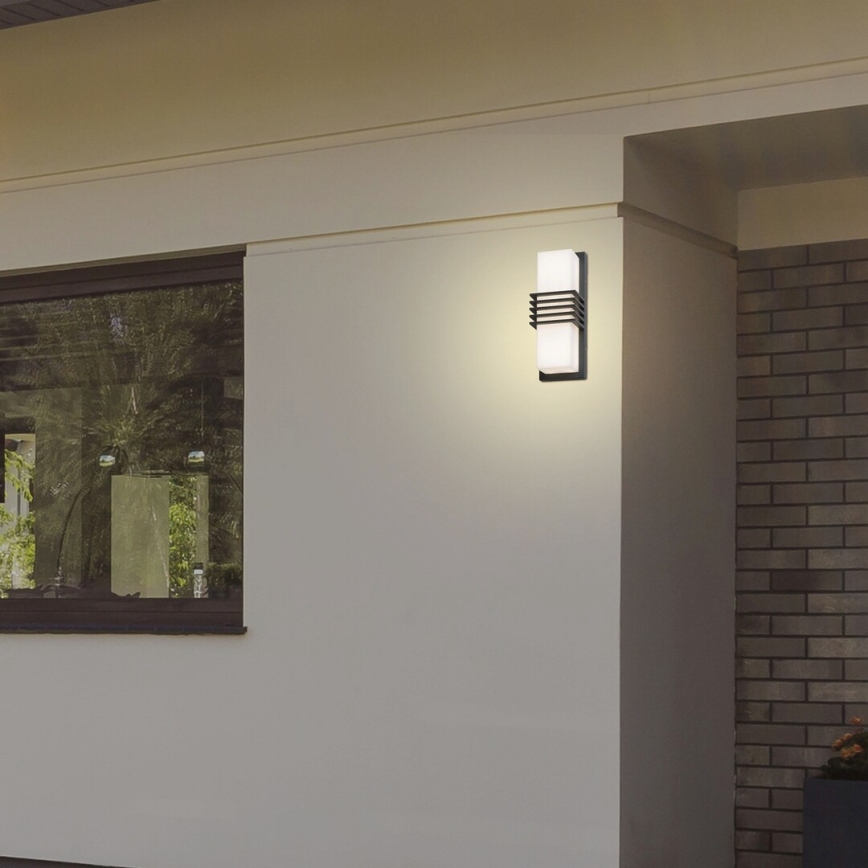 Rabalux 8940 - LED Utomhus Väggbelysning ROCK LED/12W/230V IP44 800lm 4000K
