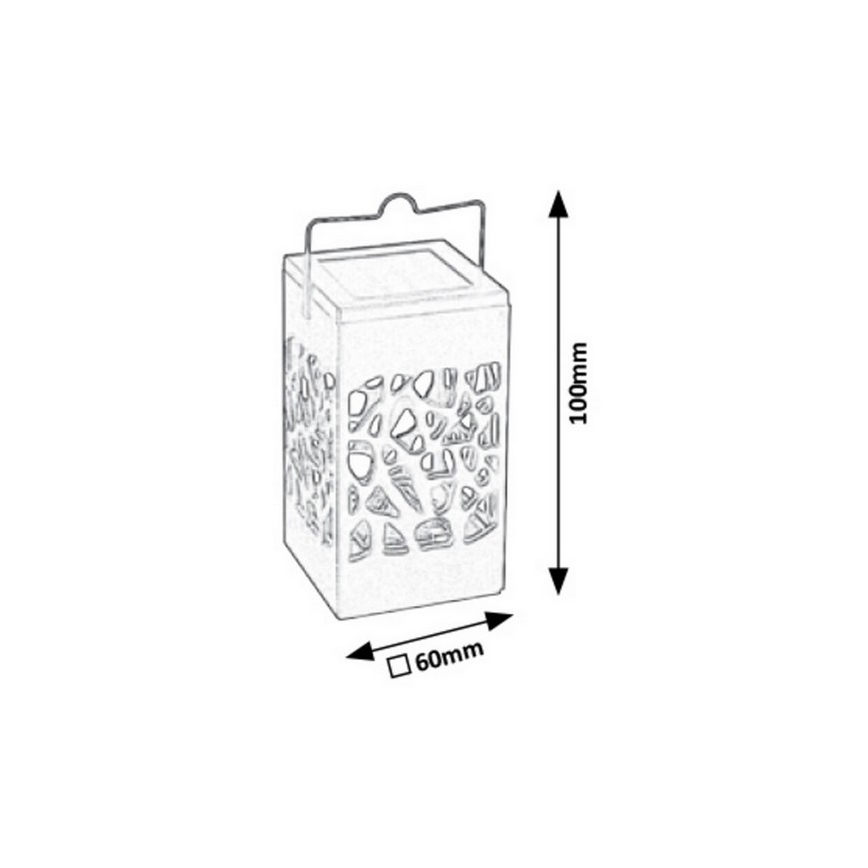 Rabalux - LED solcellslampa för utomhusbruk LED/0,07W/1xAAA IP23