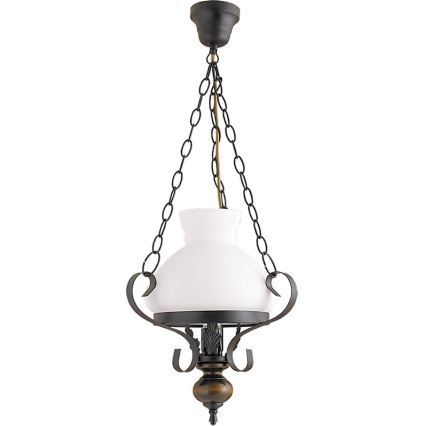 Rabalux - Ersättningsglas för ljuskrona, bordsljus och väggljus E27 diameter 23,5 cm vit