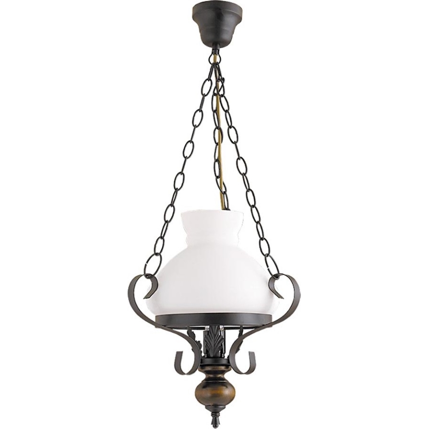 Rabalux - Ersättningsglas för ljuskrona, bordsljus och väggljus E27 diameter 23,5 cm vit