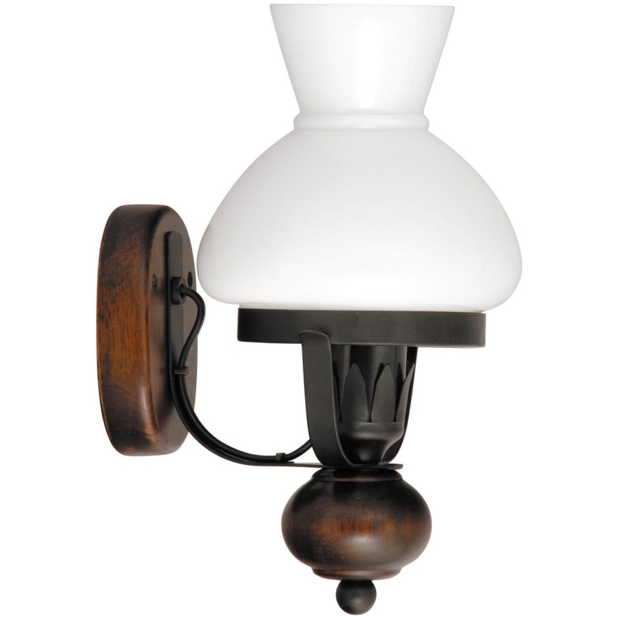 Rabalux - Ersättningsglas för ljuskrona, bordsljus och väggljus E27 diameter 15 cm vit
