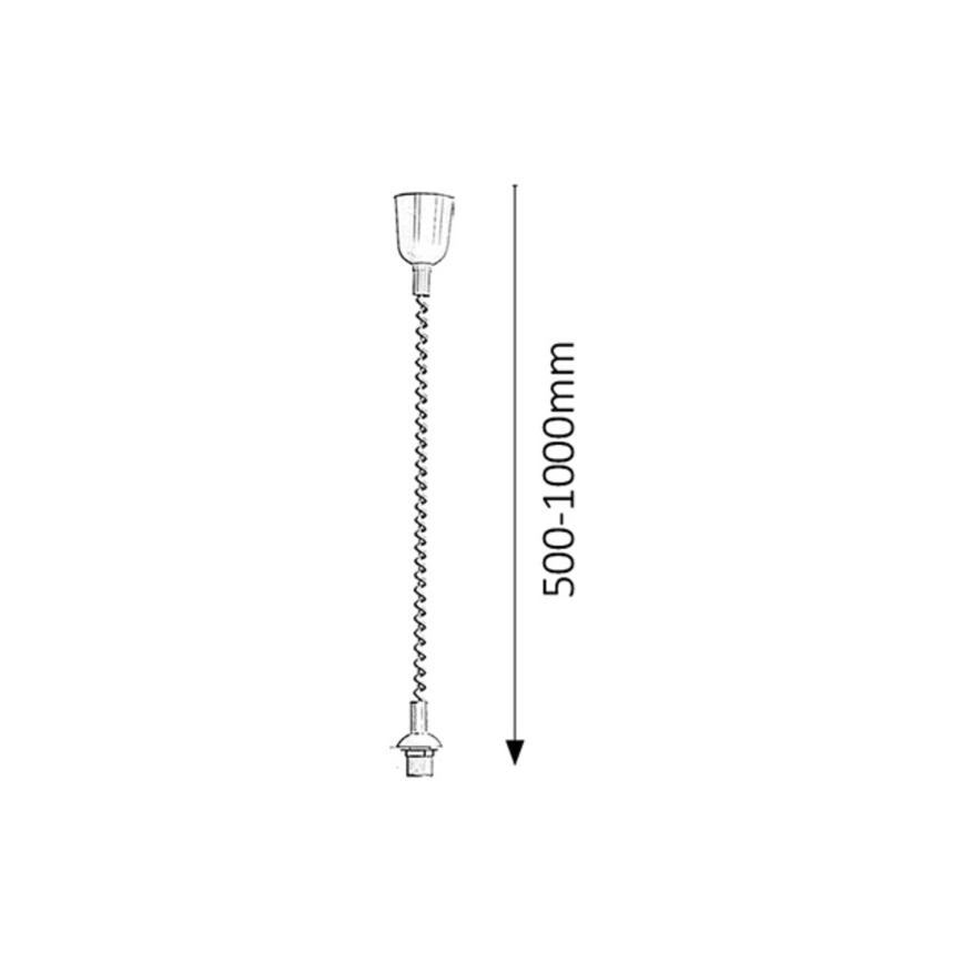 Rabalux 9921 - Pull-down Upphängnings enhet ROLLY 1xE27/60W/230V