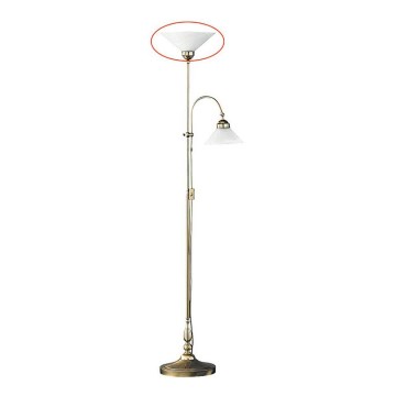 Rabalux 9934 - Ersättningsglas för golvlampa MARIAN E27