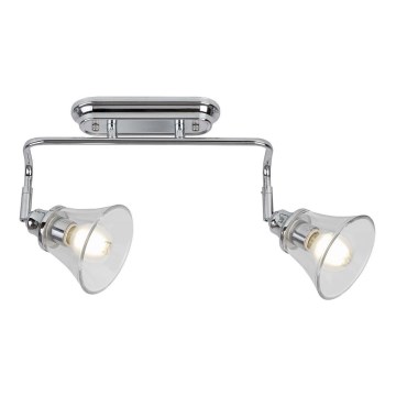 Rabalux - Badrum spotlight 2xE14/40W/230V IP44