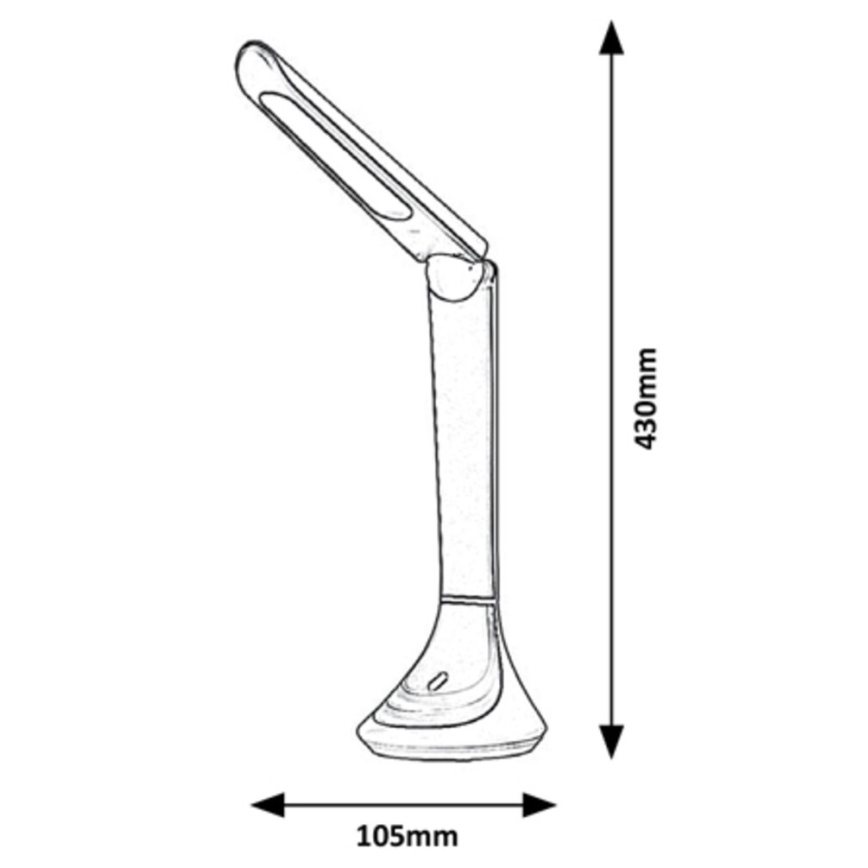 Rabalux - Barn LED-Lampa LED/5W/230V svart