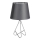 Rabalux - Bordslampa 1xE14/40W/230V grå/skinande krom
