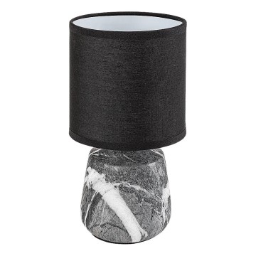 Rabalux - Bordslampa 1xE14/40W/230V svart/marmordekor