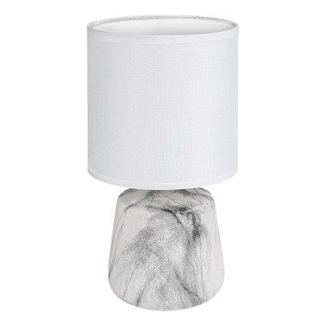 Rabalux - Bordslampa 1xE14/40W/230V vit/marmordekor
