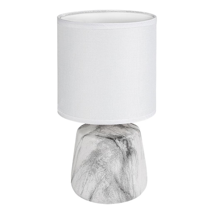 Rabalux - Bordslampa 1xE14/40W/230V vit/marmordekor