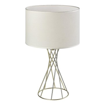 Rabalux - Bordslampa 1xE27/40W/230V guld/vit