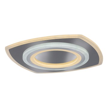 Rabalux - Dimbart LED-takarmatur LED/60W/230V 3000/4000/6000K matt krom + fjärrkontroll 48x48 cm