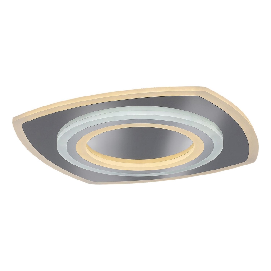 Rabalux - Dimbart LED-takarmatur LED/60W/230V 3000/4000/6000K matt krom + fjärrkontroll 48x48 cm