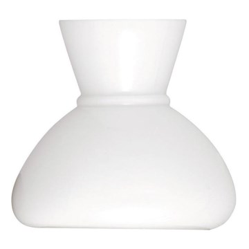 Rabalux - Ersättningsglas för ljuskrona, bordsljus och väggljus E27 diameter 23,5 cm vit