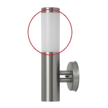 Rabalux - Ersättningsglas för utomhusbelysning INOX TORCH E27 vit