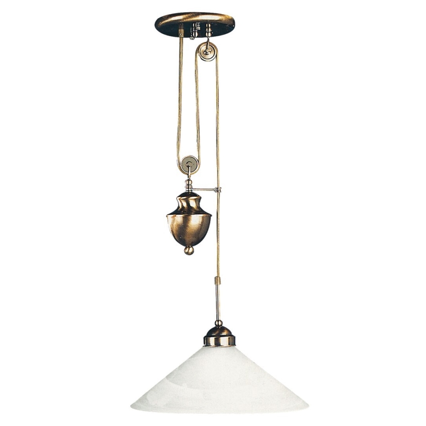 Rabalux - Ersättningsglas till ljuskrona MARIAN E27 diameter 39 cm vit