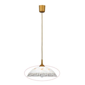 Rabalux - Ersättningsglas till ljuskrona E27 diameter 30 cm