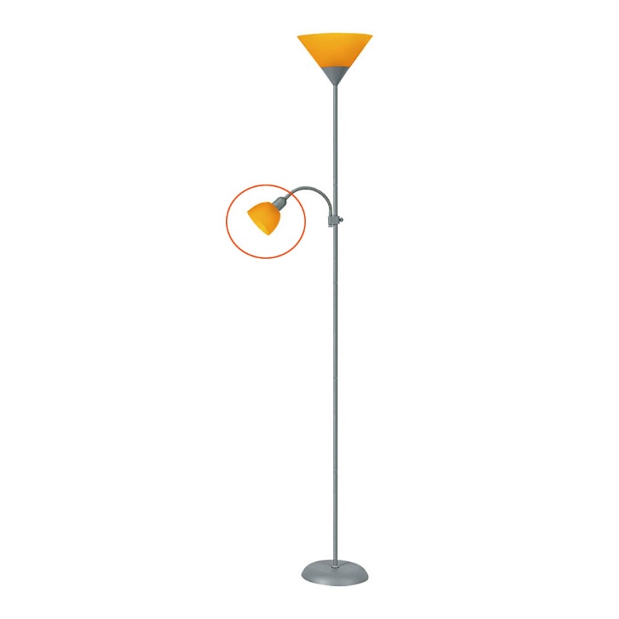 Rabalux - Ersättningsskärm för golvlampa ACTION E14 (liten)smallorange
