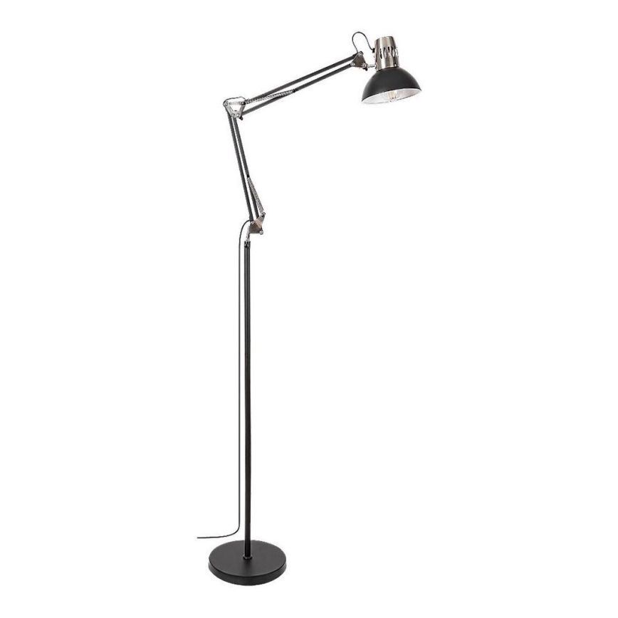 Rabalux - Golv lampa 1xE27/40W/230V svart/skinande krom