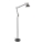 Rabalux - Golv lampa 1xE27/40W/230V svart/skinande krom