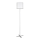 Rabalux - Golv lampa 1xE27/40W/230V vit/silver