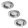Rabalux - KIT 3xLED Badrum infälld lampa 3xGU10/3W/230V IP44