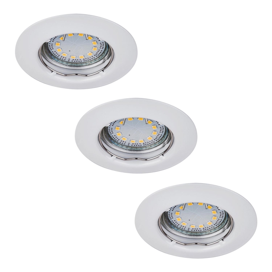 Rabalux - KIT 3xLED Infälld lampa 3xGU10/3W/230V IP40