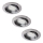 Rabalux - KIT 3xLED Infälld lampa 3xGU10/3W/230V IP40